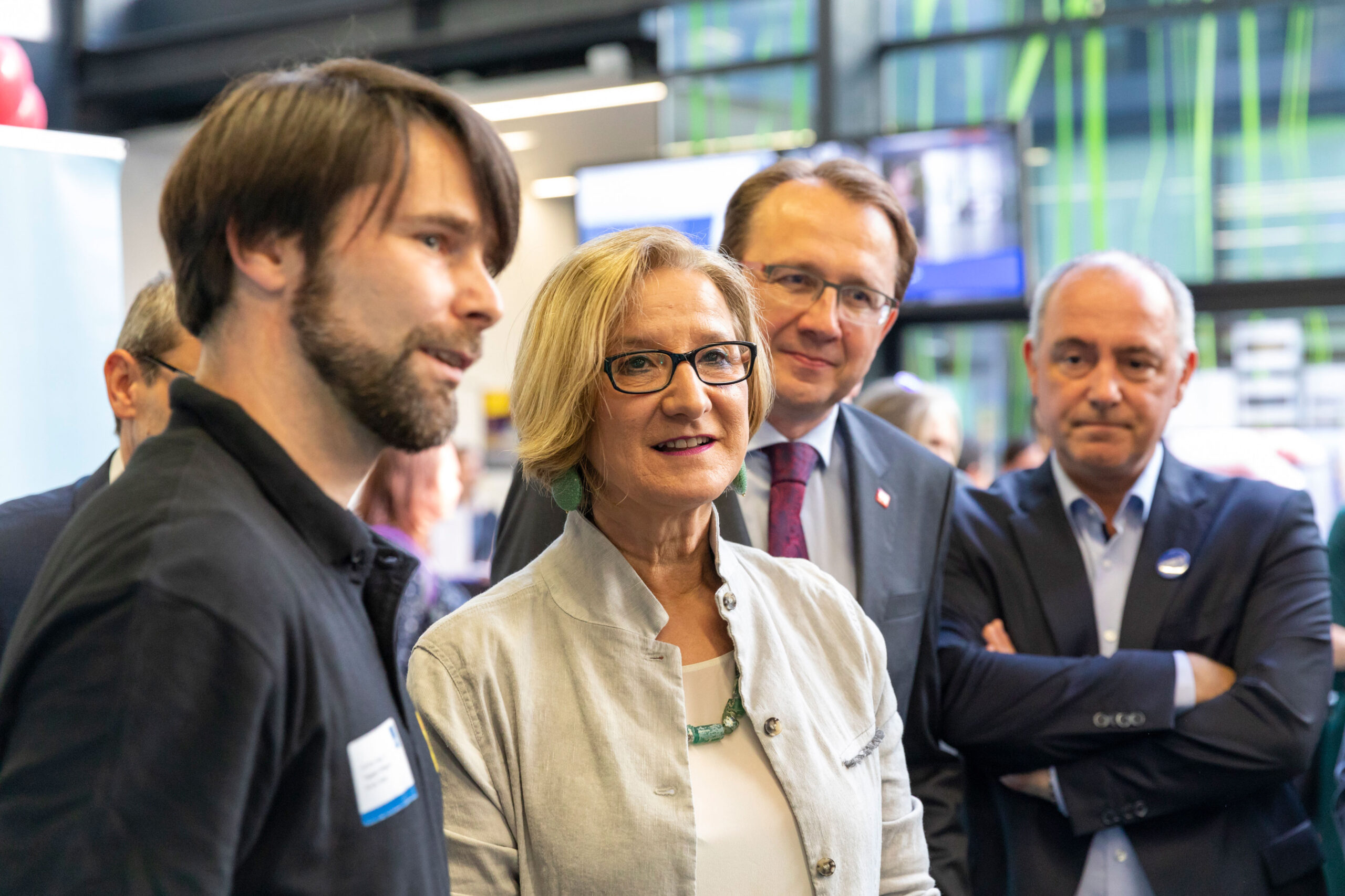 long night of research 2018 at the UAS St Poelten with lower austrian chancelor Johanna Mikl Leitner